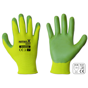 Rękawice ochronne NITROX MINT, rozmiar 7 nitryl RWNM7